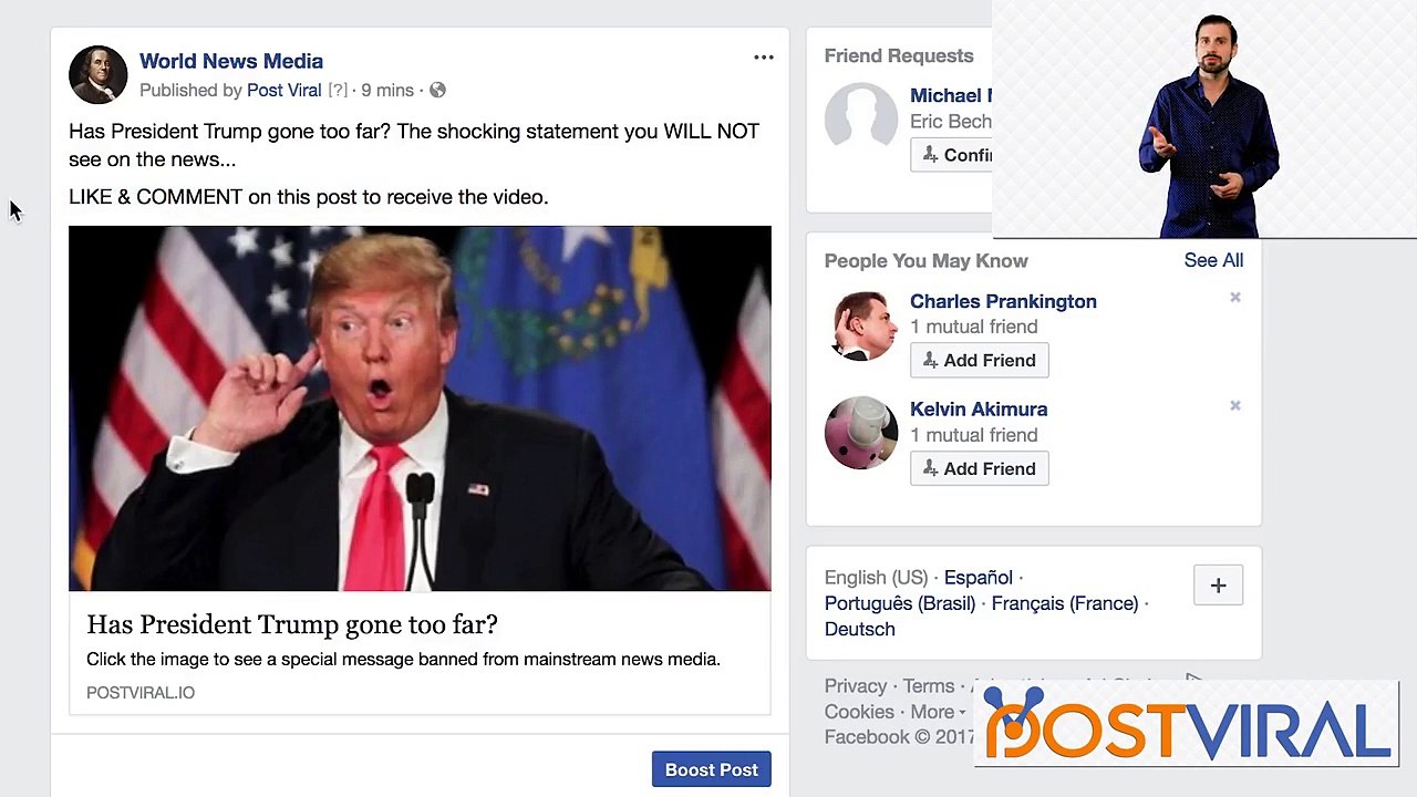 postviral - How To Make A Post Viral On Facebook || How Get Unlimited Referrals And Leads !