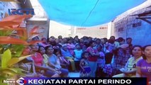 Kartini Perindo Bagikan Bantuan Beras Gratis di Jakarta Utara