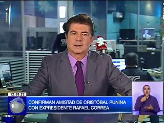 Confirman amistad de Cristóbal Punina con Ex Presidente Rafael Correa