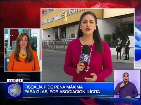 Fiscalía pide pena máxima para Glas, por asociación ilícita