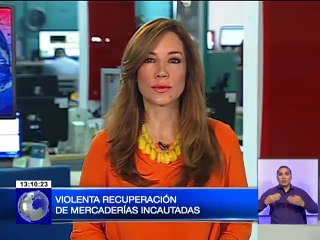 Violenta recuperación de mercaderías incautadas