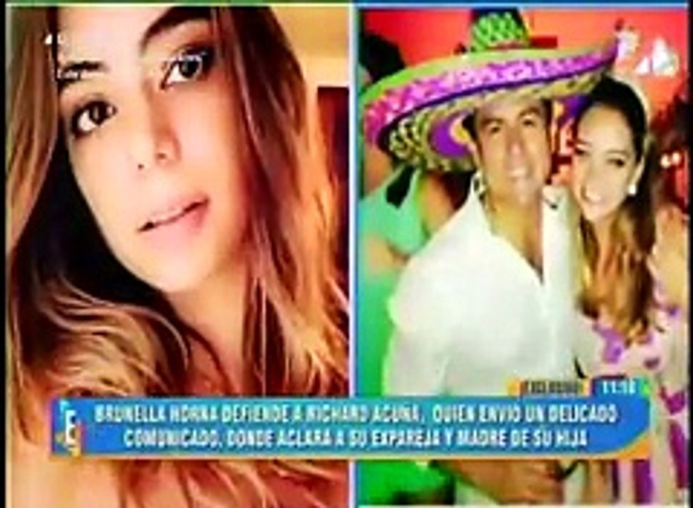 Expareja de Richard Acuña arremete contra Brunella Horna y parlamentario