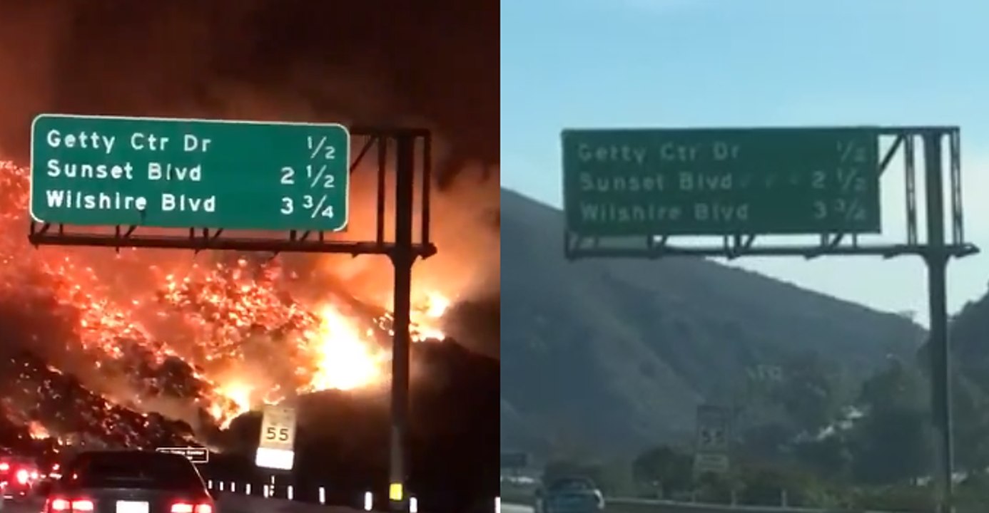 Clear Skies After Skirball Fire Scorches Bel Air Foothills