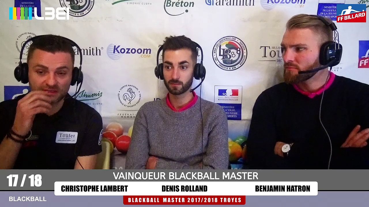 17_18 FFB BLACKBALL TROYES INTERVIEW LAMBERT VAINQUEUR