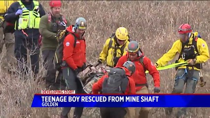 15-Year-Old Boy Rescued After Falling 100 feet Down into Mine Shaft