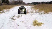 どこでも行ける走破性能！ロシアの全地形対応車「SHERP」がスゴい！