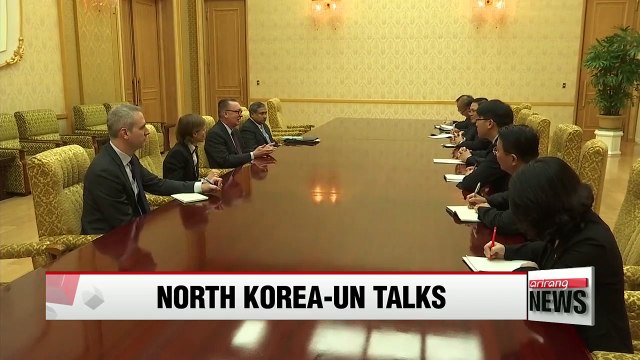 UN official meets with North Korean foreign minister in Pyongyang