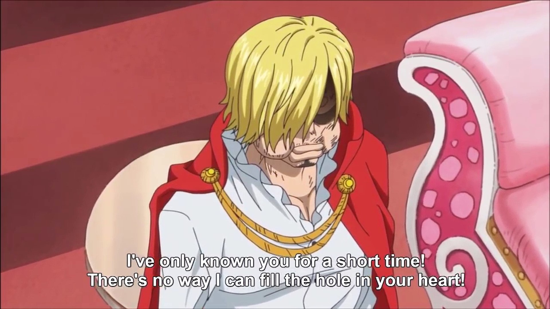 Let's get married! Sanji hugs Pudding - One Piece 810 