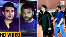 Arbaaz Khan and Sohail Khan Spotted At Airport