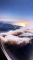 A Crazy View Of The Los Angeles Fires From A Plane Landing At LAX