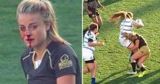 Rugby 'War Goddess' Georgia Page Doesn't Give Up On A Play