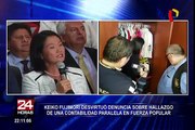 Keiko Fujimori calificó de ‘atropello’ los allanamientos a locales partidarios
