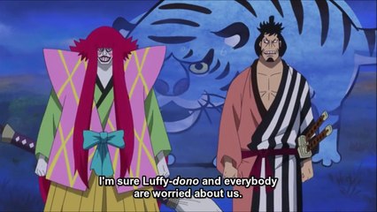 Kinemon And Kanjuro Arrives 'The Samurai Are Here' - One Piece 766 SUB ENG [HD]-BboOo_iLrsU