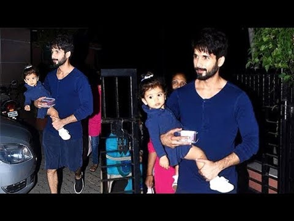 Shahid Kapoor Twinning In Blue With Daughter Misha Kapoor