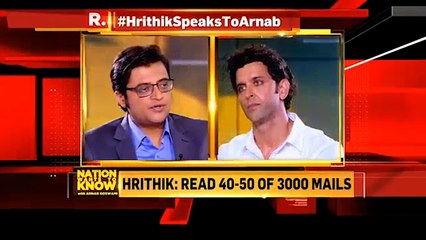 Ms. Kangana Ranaut's response to Mr. Hrithik Roshan's interviews