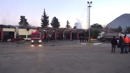 Karayolları Şube Şefliği Yerleşkesinde Yangın