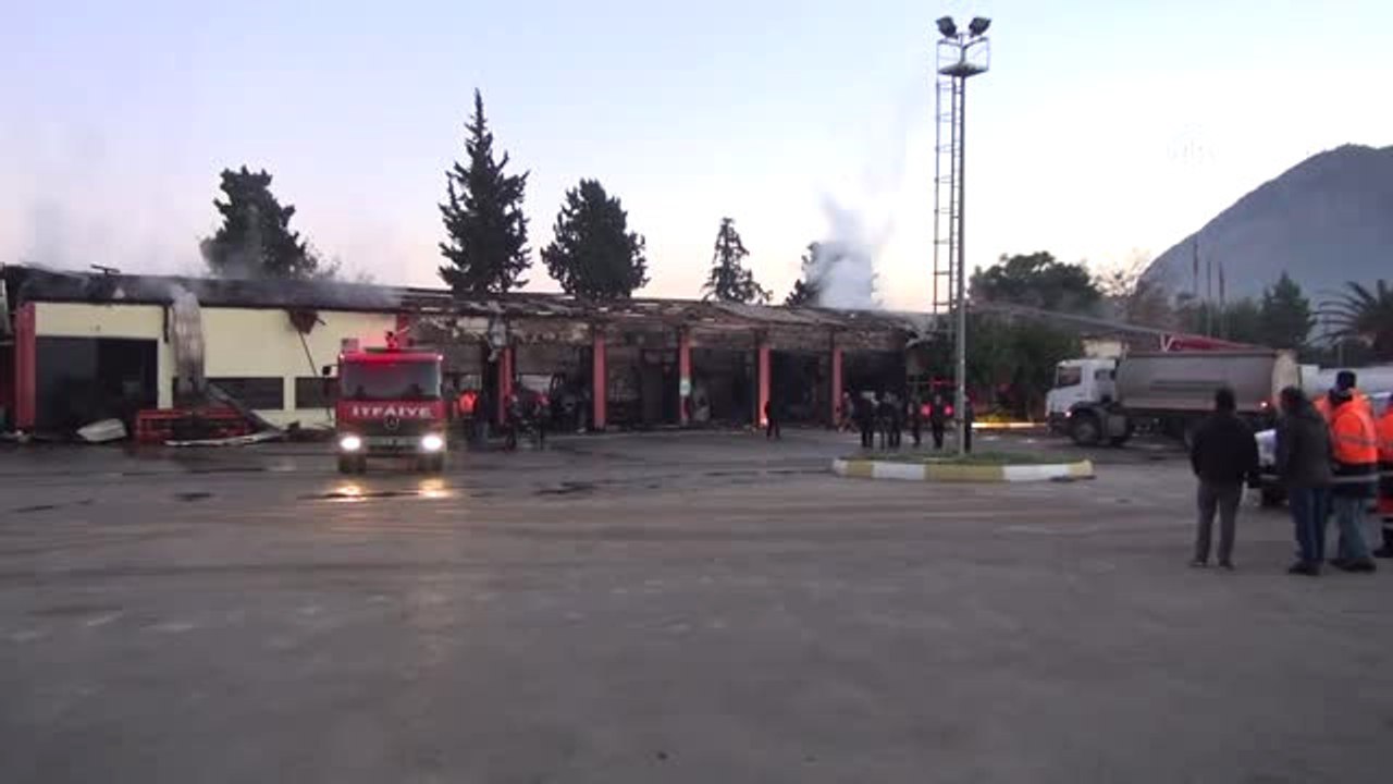 Karayolları Şube Şefliği Yerleşkesinde Yangın