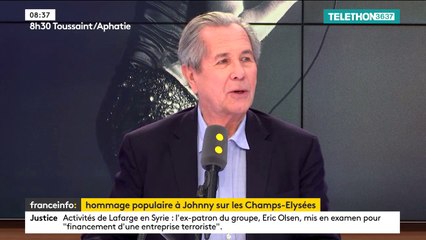 Hommage à Johnny : "Je vais dans la foule, anonymement, je vais y aller avec mes enfants" (Jean-Louis Debré)