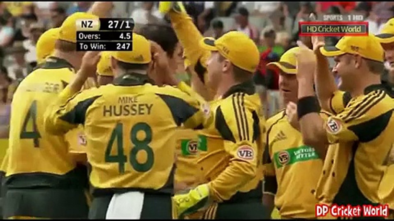 Mitchell Johnson || 4 Wickets || vs New Zealand || 2nd ODI || Amazing balling