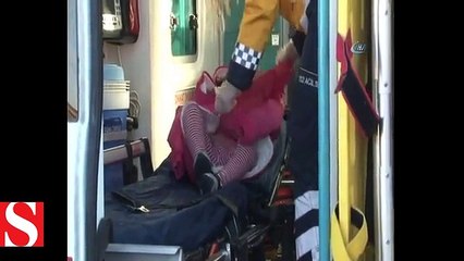 Yolcu otobüsü şarampole uçtu: 15 yaralı