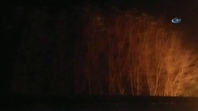 Alev Alev Yanan Tır Karayoluna Korku Saldı