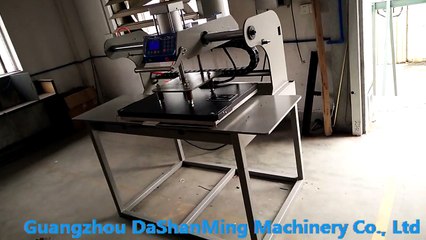 Operate new design heat printing machine