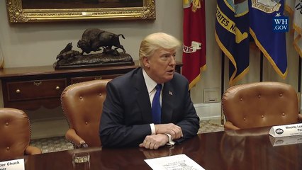 President Trump Gives Remarks to the Pool