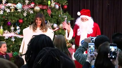 Melania says ideal Christmas would be on a deserted island
