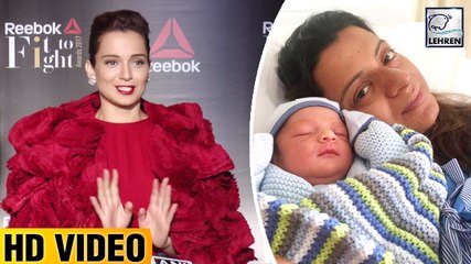 Kangana Ranaut's CUTE Reaction On Her Sister Rangoli's BABY