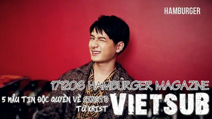 [VIETSUB] HAMBURGER MAGAZINE - 5 mẩu tin độc quyền về Singto từ Krist