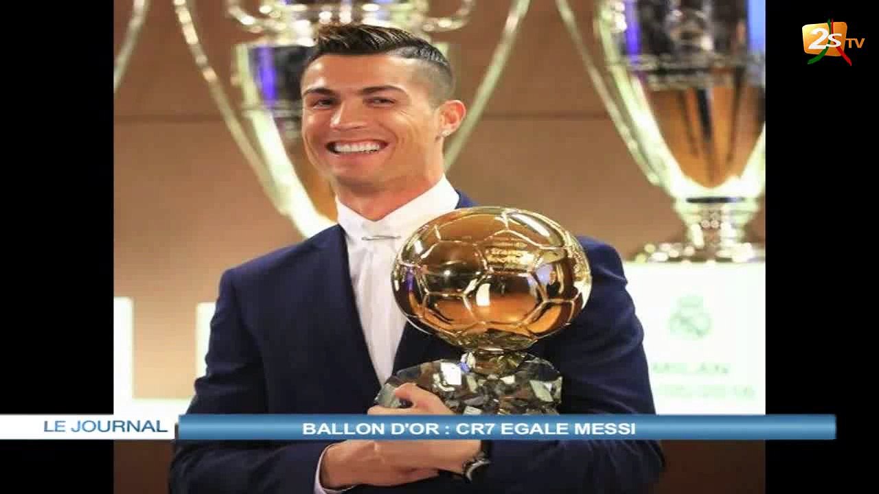 BALLON D'OR : CR7 ÉGALE MESSI
