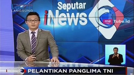 Jokowi Lantik Marsekal Hadi sebagai Panglima TNI