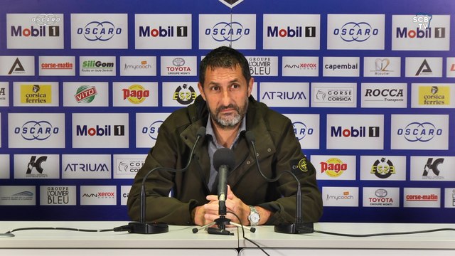 Bastia-St Rémy : Conf. d'avant-match de S. Rossi