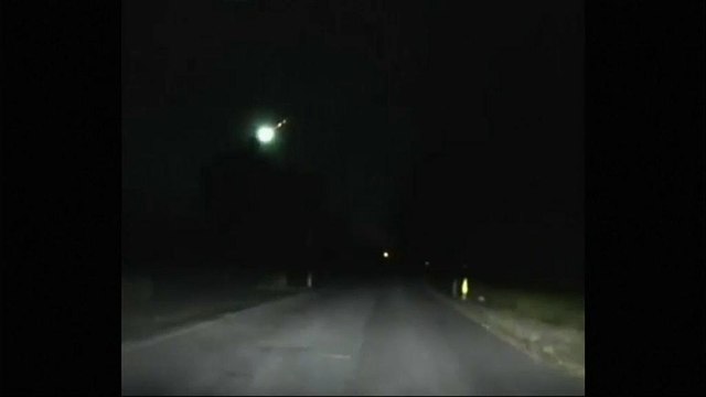 Watch: Huge fireball streaks across night sky