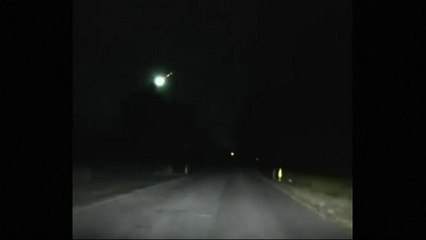 Watch: Huge fireball streaks across night sky