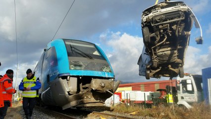 Une camionnette percutée par un TER à Cernay