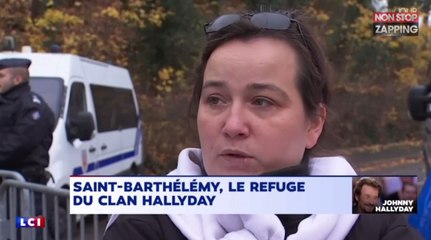 Johnny Hallyday enterré à Saint-Barthélémy : Les fans sont déçus (Vidéo)