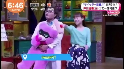 Haruka Nakagawa di berita TV jepang tentang Ranking nya