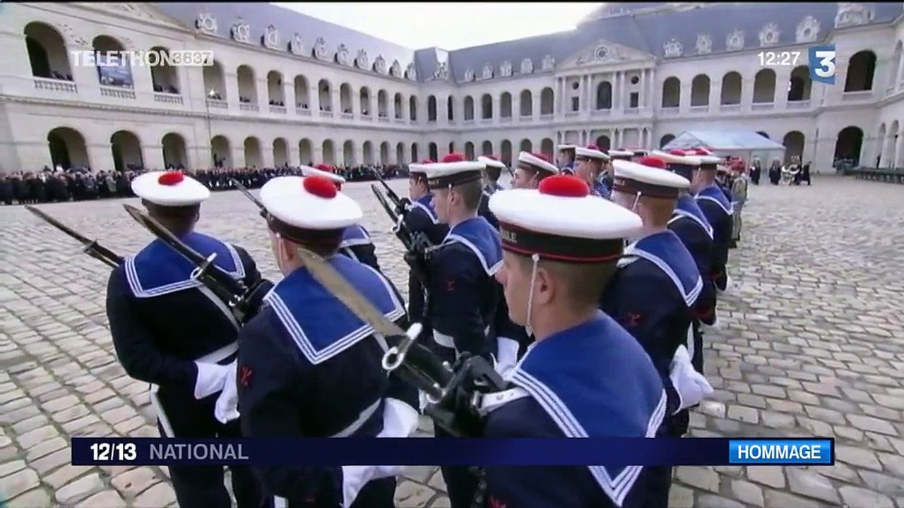 Hommage national rendu à Jean d'Ormesson