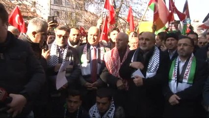 Konya'da Kudüs Protestosu