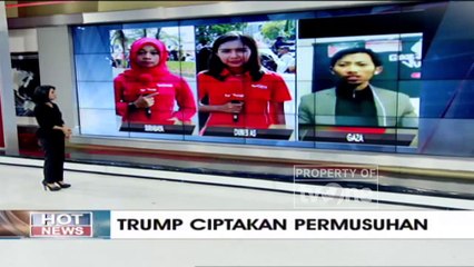 Aksi Unjuk Rasa di Palestina mengenai Putusan Donald Trump Berakhir Ricuh