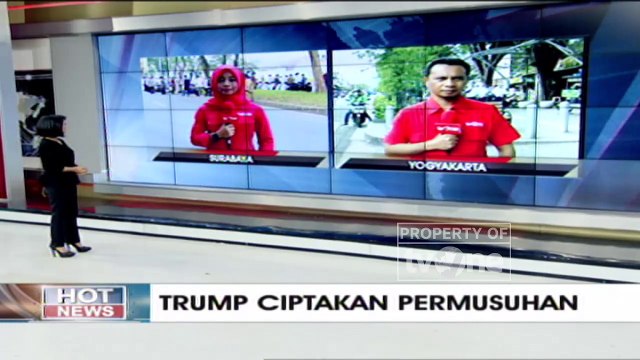 Massa Jatim Gelar Aksi Unjuk Rasa Protes Klaim Trump atas Yerusalem