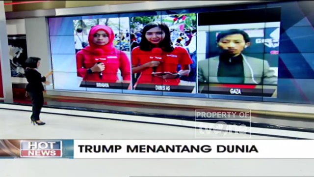 Massa Protes Donald Trump di Kedubes AS