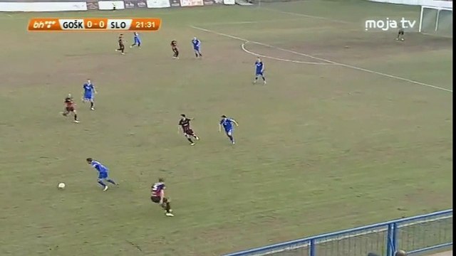 NK GOŠK - FK Sloboda / 1:0 Anković