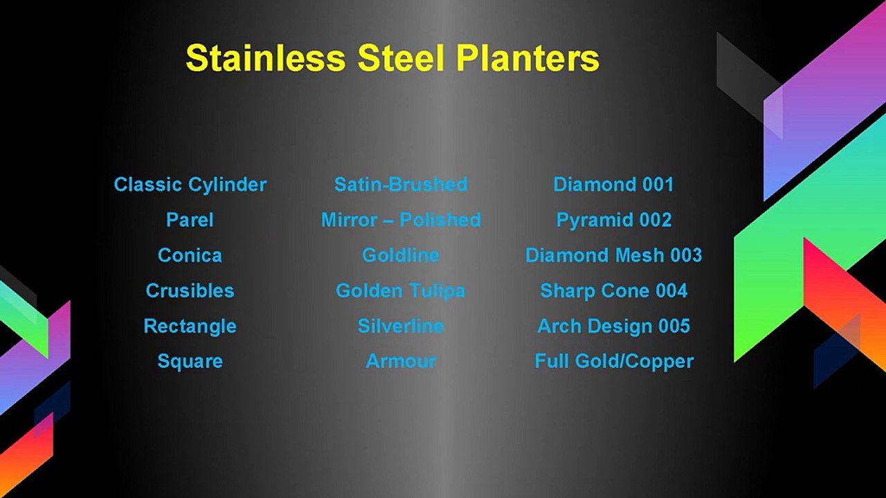 Metal Planters, Plant Container, Flower Pots - Gover India