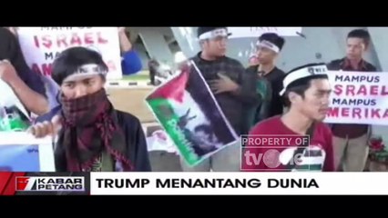 Unjuk Rasa Terjadi Di Sejumlah Wilayah Indonesia Mengecam Tindakan Trump