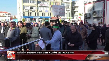 Aliağa Memur-Sen'den Kudüs Açıklaması