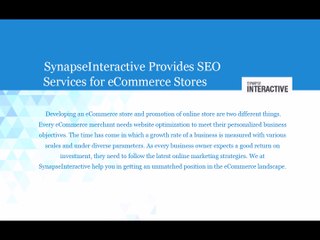 SynapseInteractive - Ecommerce SEO Company India