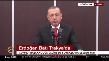 65 yıl sonra gelen ilk Cumhurbaşkanı olmaktan dolayı gurur duyuyorum
