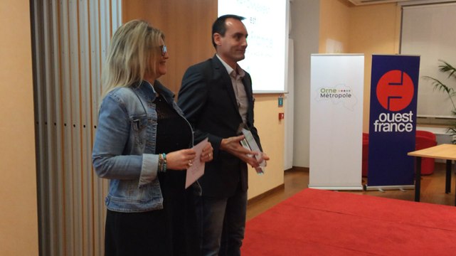 Remise du prix coup de cœur par Ouest-France